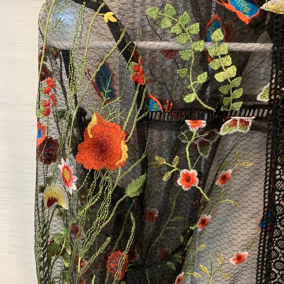 ASOS premium embroidered mesh blouse - Picture 13 of 16